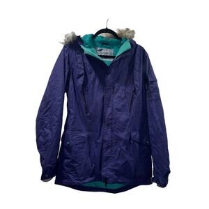 Vintage Burton “White Collection” Ski Jacket – Purple & Teal – Size XL